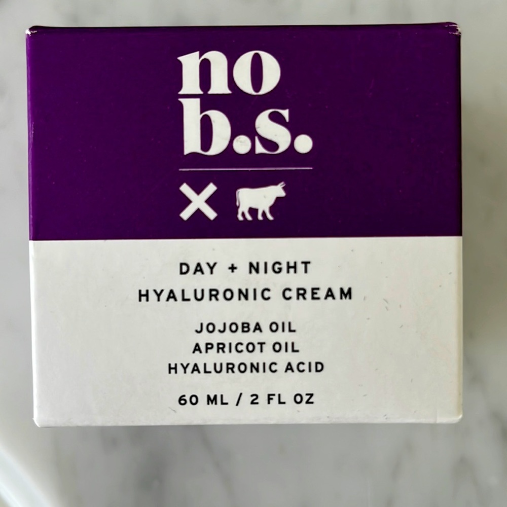 No b.s.  Day + Night Hyaluronic Cream